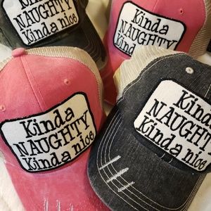 Kinda Naughty Kinda Nice Trucker Hat